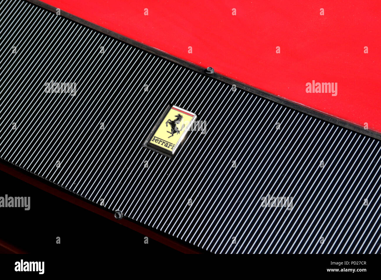 Ferrari Kühlerfigur Stockfoto