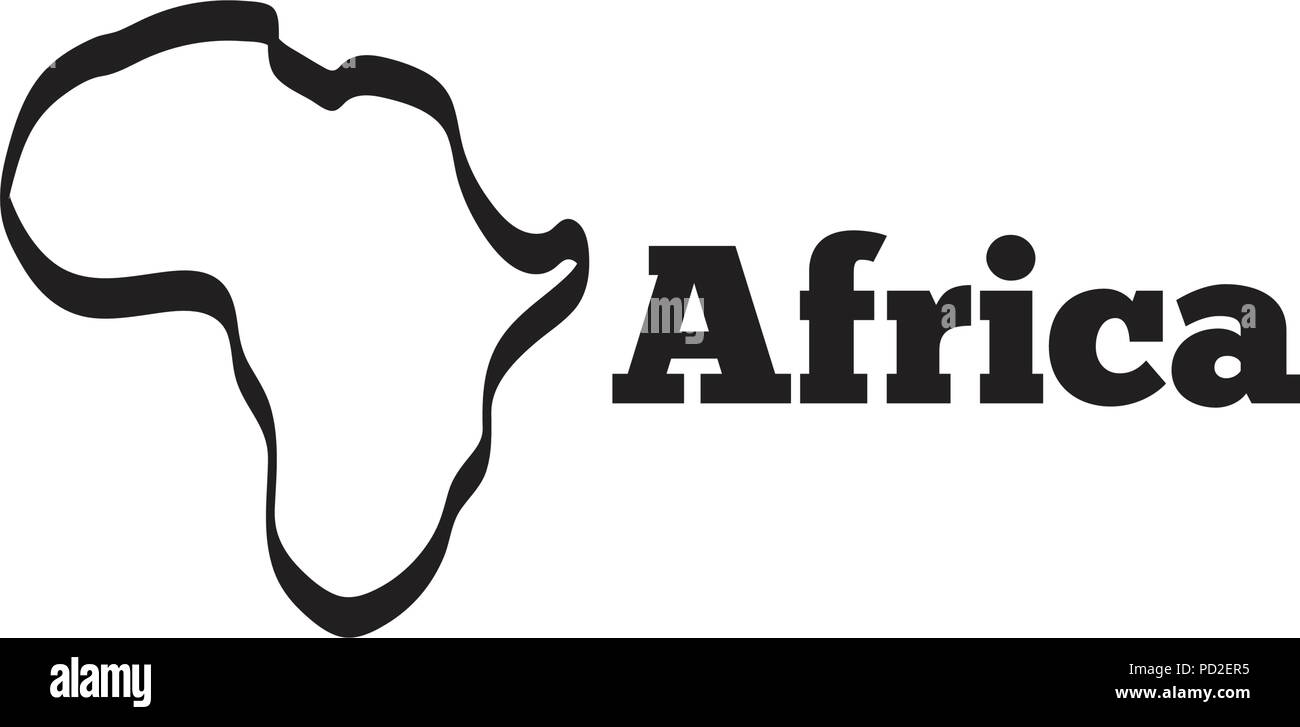 Afrika abstract Logo icon Vorlage Stock Vektor