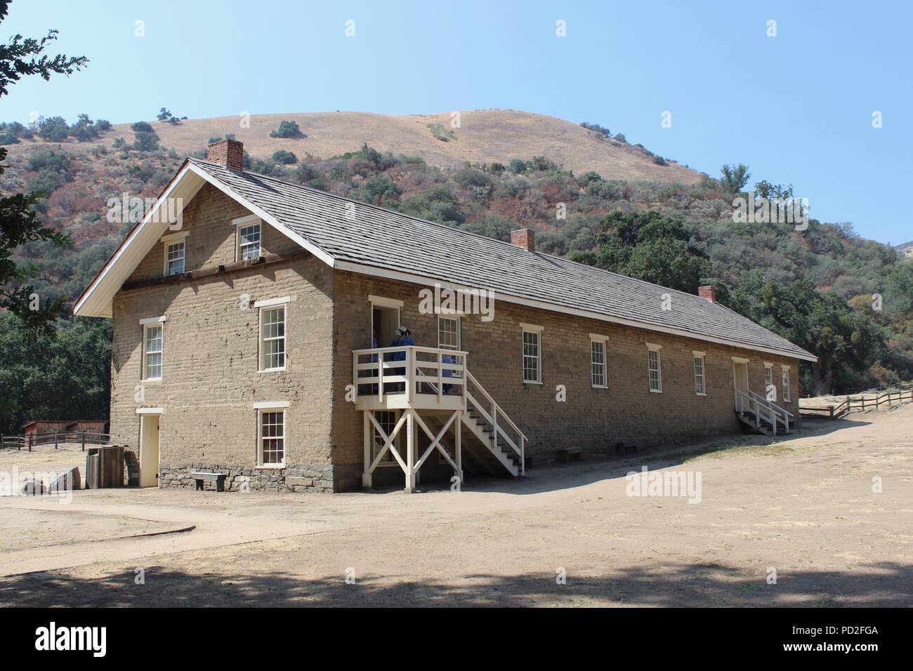 Kaserne, Fort Tejon, Kalifornien Stockfoto