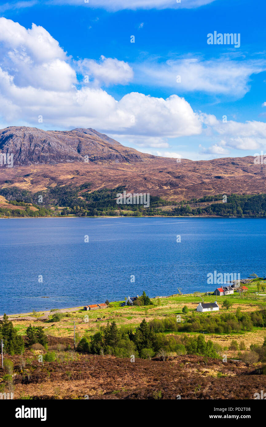 Blick über den Kyle Rhea nach Glenelg Stockfoto