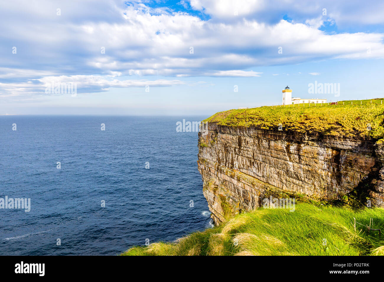 Die Duncansby Head Lighthouse an John O Groats Stockfoto