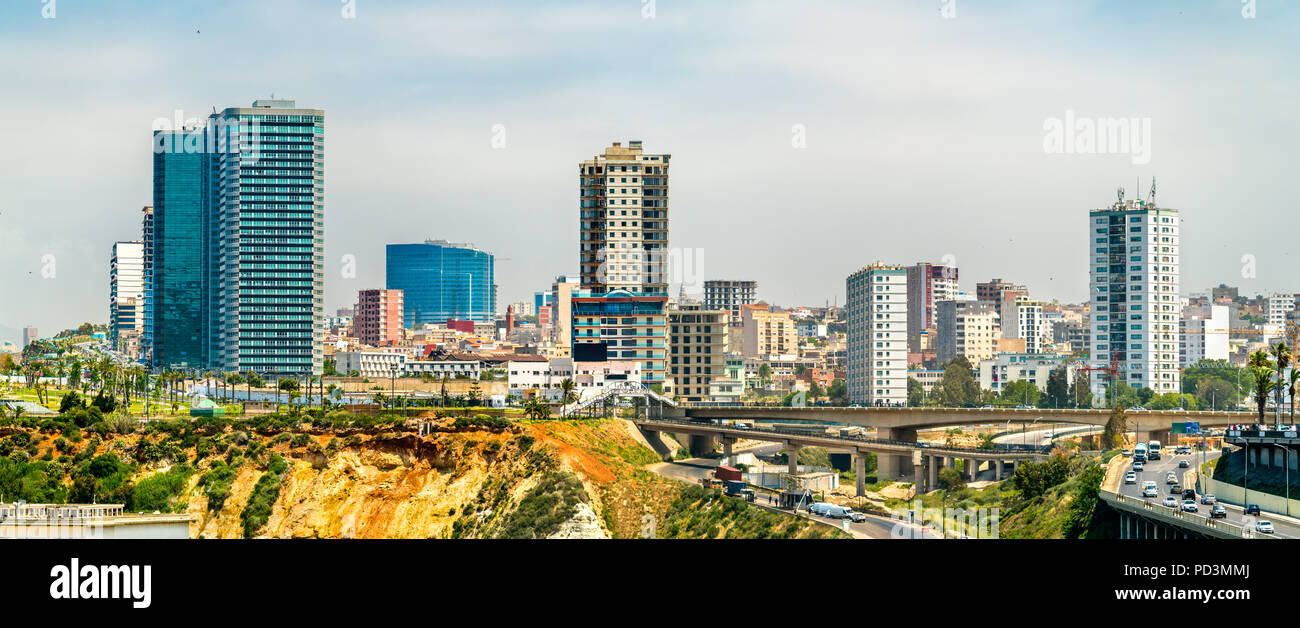 Skyline von Oran, einem großen algerischen Stadt Stockfoto