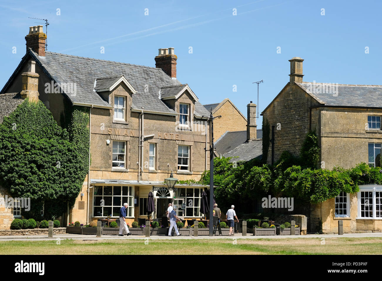 Das Swan Hotel im hübschen Dorf Broadway Cotswolds Stockfoto
