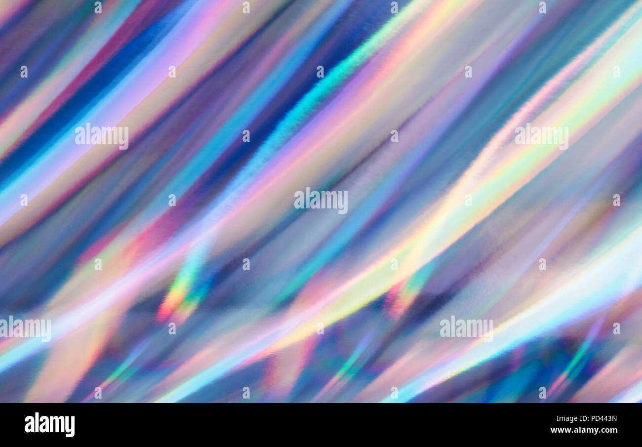 Mehrfarbiger Hintergrund imitieren Hologramm. Stockfoto