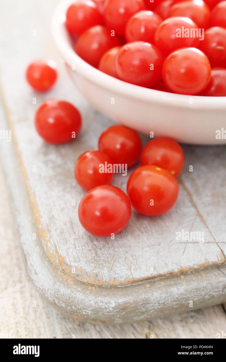 Baby tomato tomberries Stockfoto