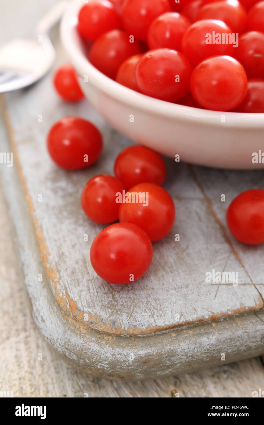 Baby tomato tomberries Stockfoto
