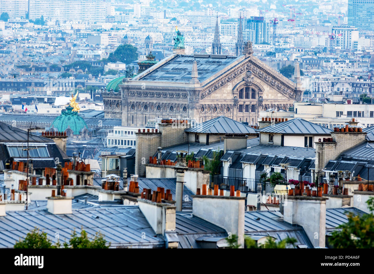 Oper Gannier vom Montmartre - Paris, Frankreich Stockfoto
