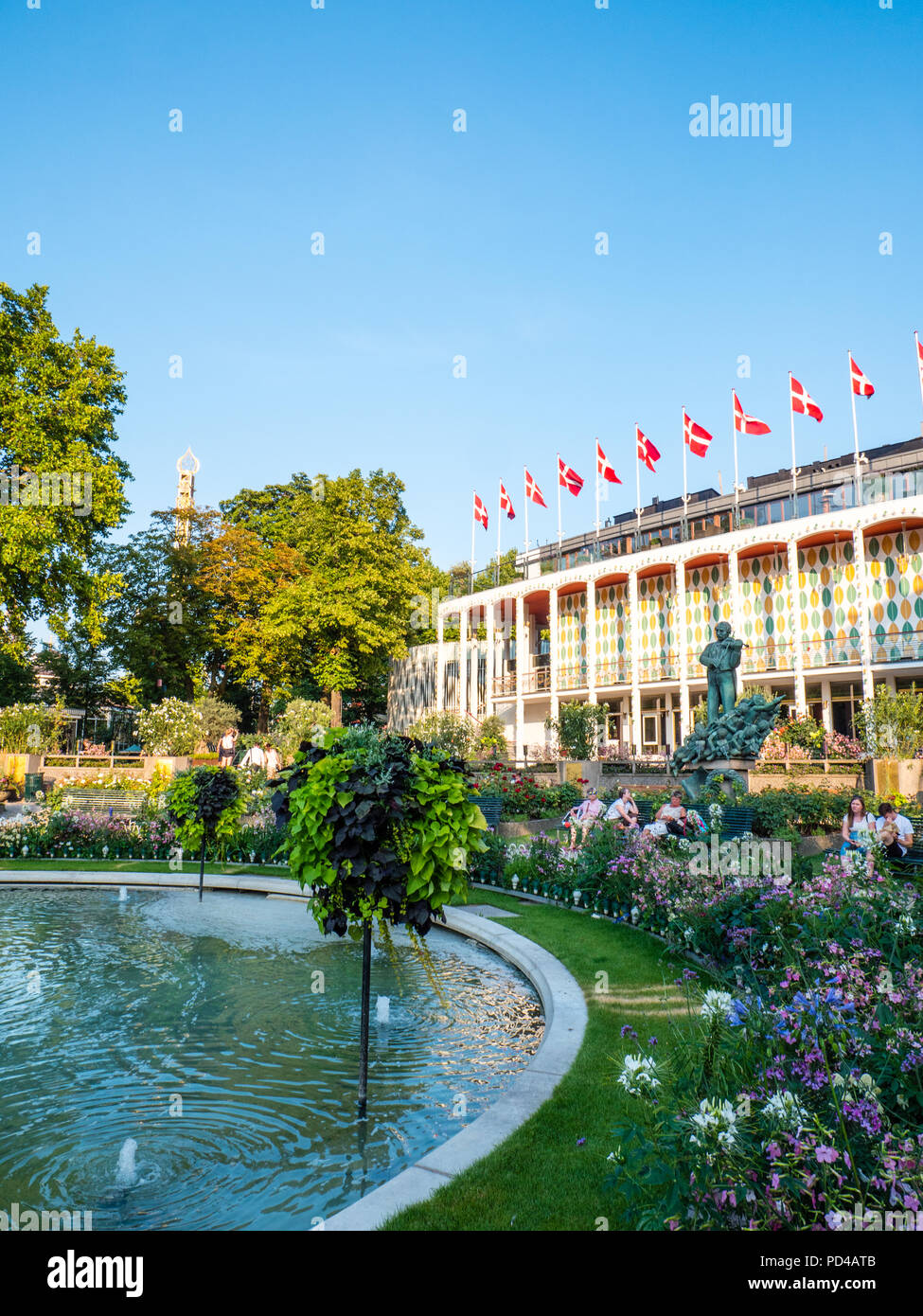 Der Tivoli Concert Hall, Tivoli, Kopenhagen, Seeland, Dänemark, Europa. Stockfoto