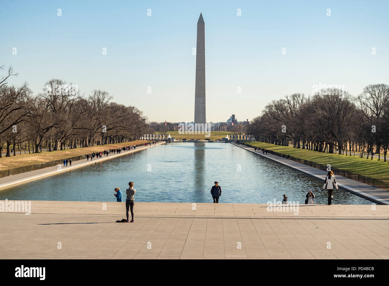 Das Washington Monument Stockfoto