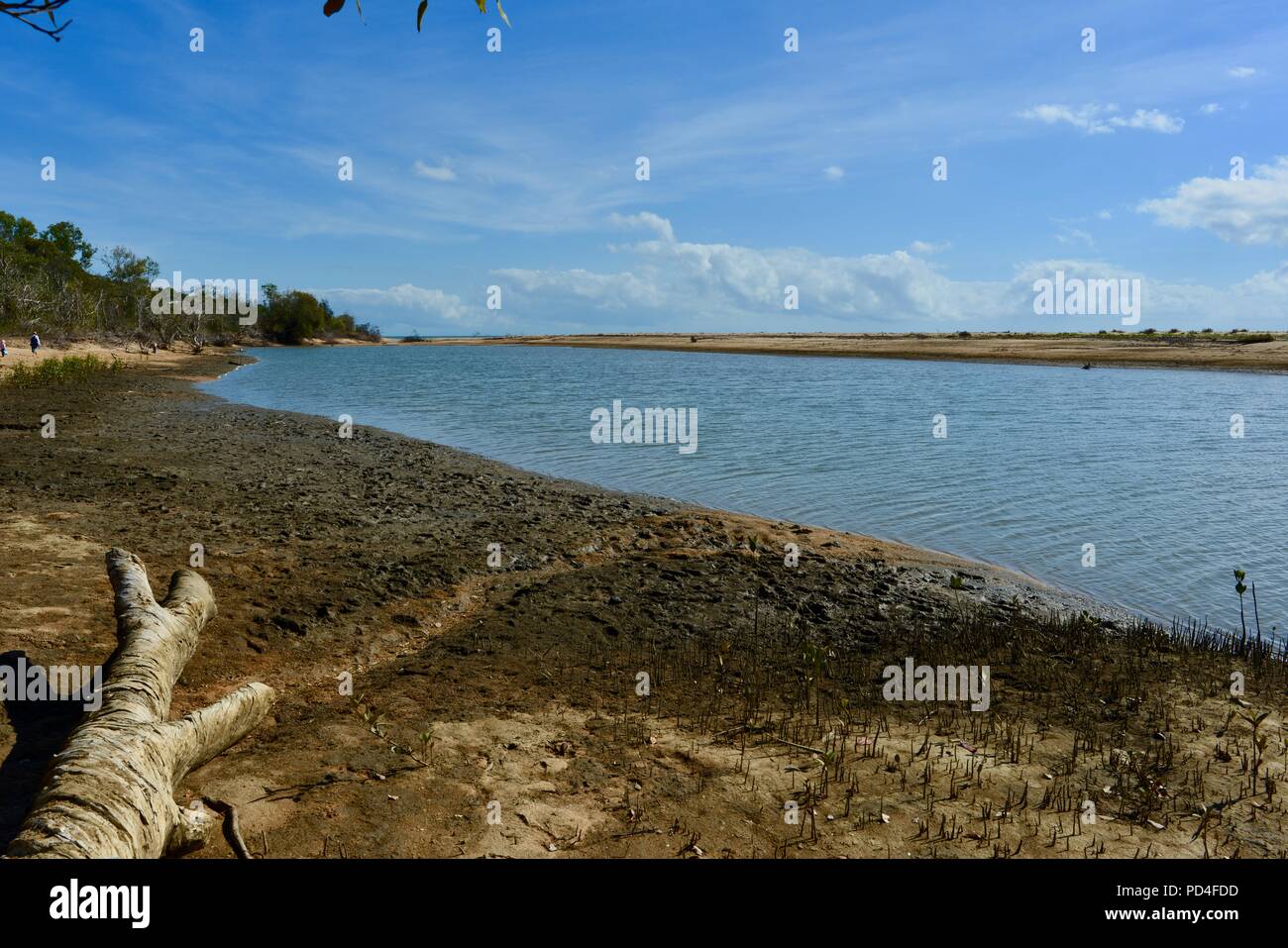 Strand Szenen aus Toomula, Queensland, Australien Stockfoto