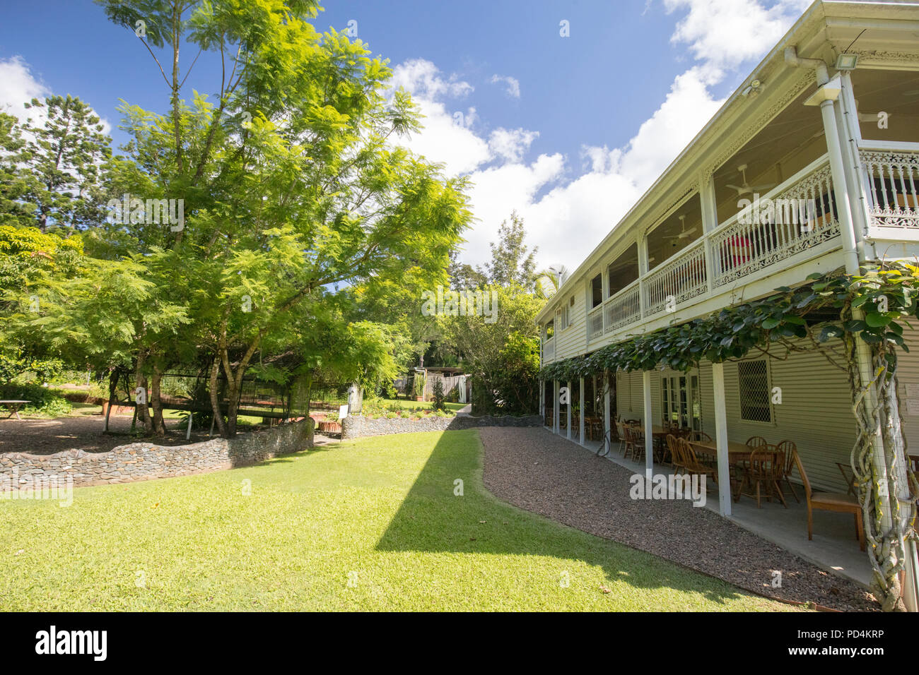 Iconic Queensland Architektur Stockfoto