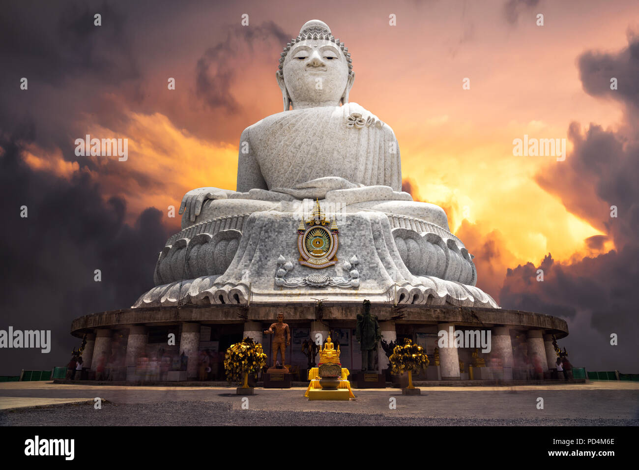 Der heilige Big Buddha Statue auf nakkerd Hügel auf der Insel Phuket - Thailand Stockfoto