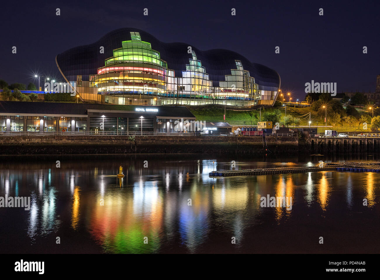 Der Salbei am Kai in Gateshead Stockfoto