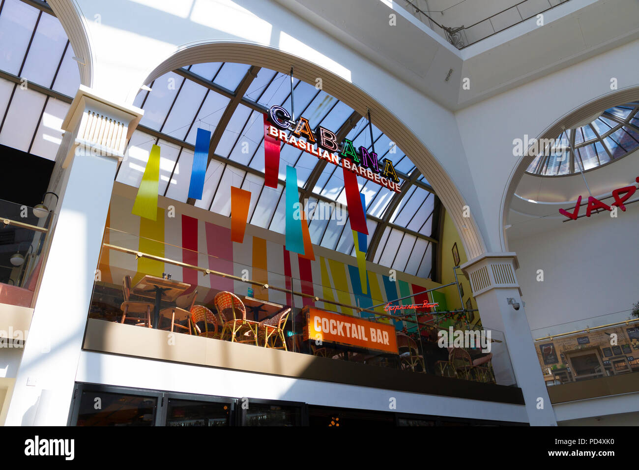 Cabana brasilianische Barbecue Restaurant im Corn Exchange, Manchester. Stockfoto