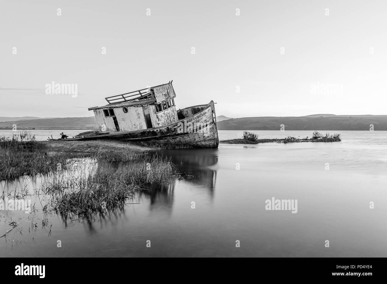 Die Point Reyes Schiffswrack Stockfoto