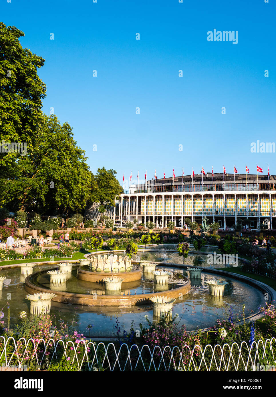 Tivolis Koncertsal, die Konzerthalle, Tivoli, Kopenhagen, Dänemark, Europa. Stockfoto