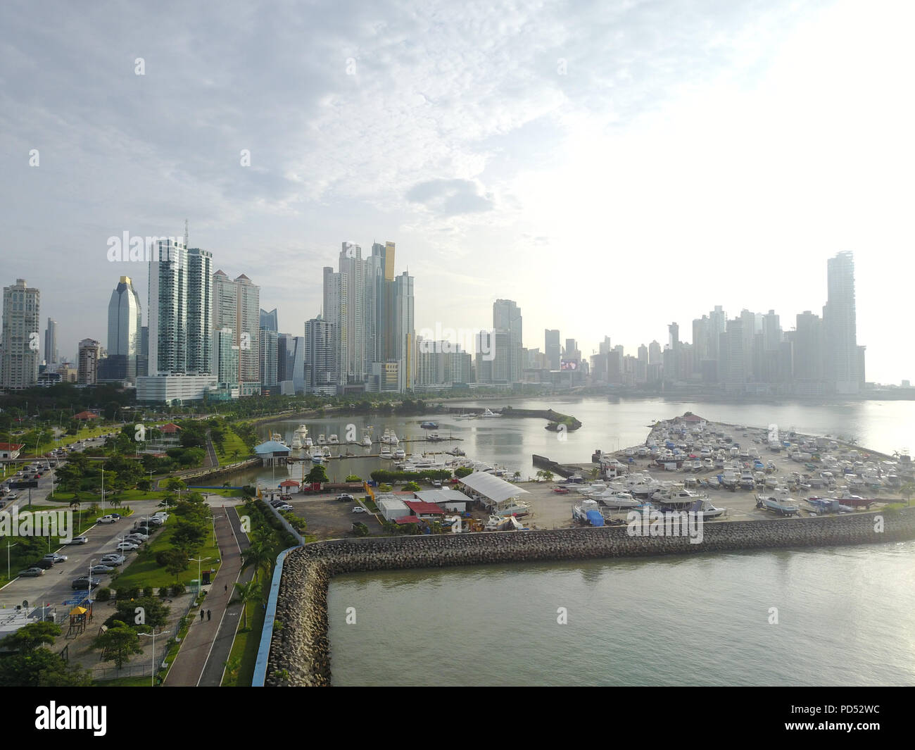 PANAMA CITY, Panama - 14.September 2017: Panama City ist die modernste Stadt in Mittelamerika. Stockfoto