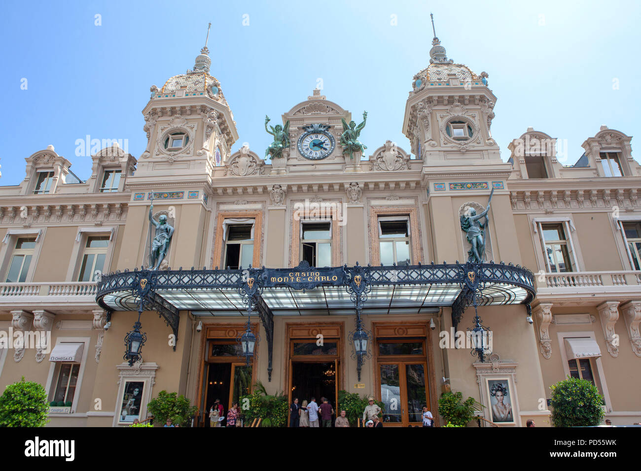 Casino Monte Carlo in Monaco Gebiet des Fürstentums Monaco Stockfoto