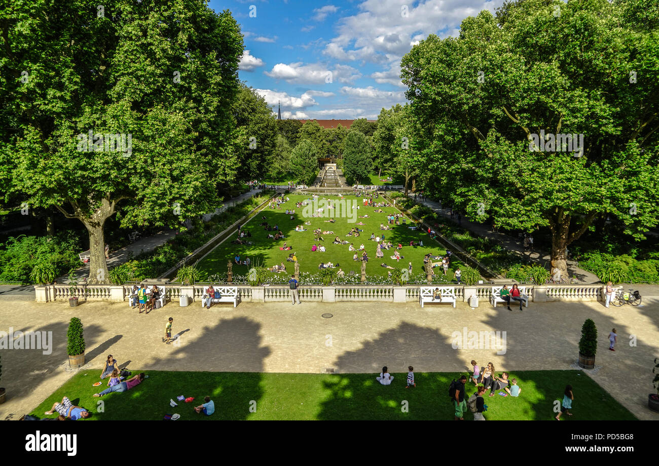Berlin Neukölln Körnerpark Stockfoto
