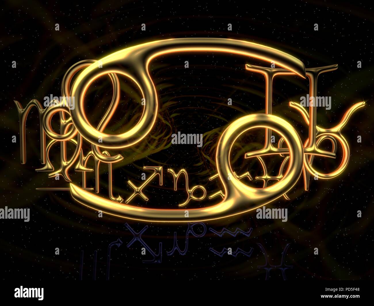 Sternzeichen Krebs Stockfoto Bild 214636584 Alamy