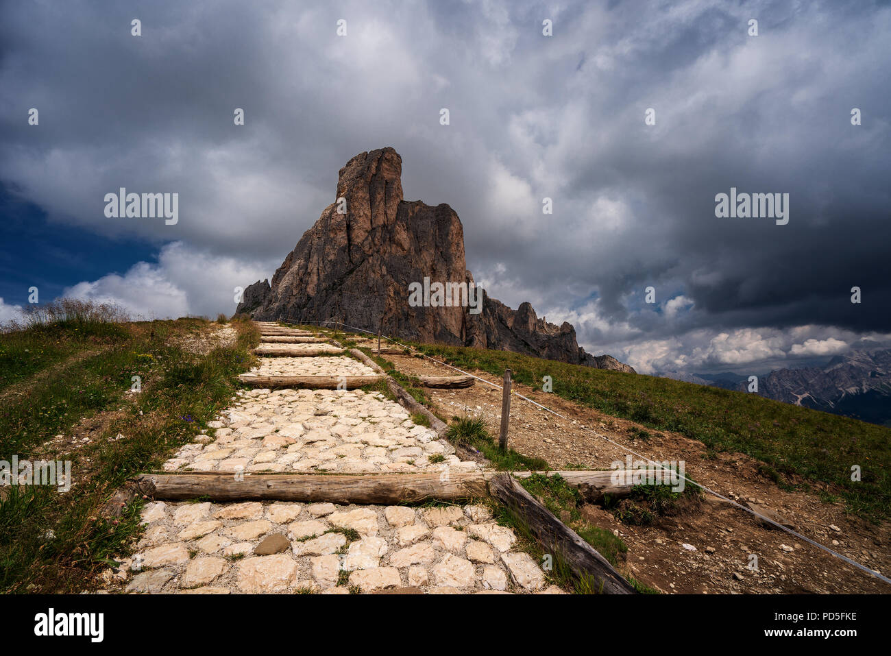 The Giau Pass, South Tyrol.( Passo di Giau ) Stockfoto