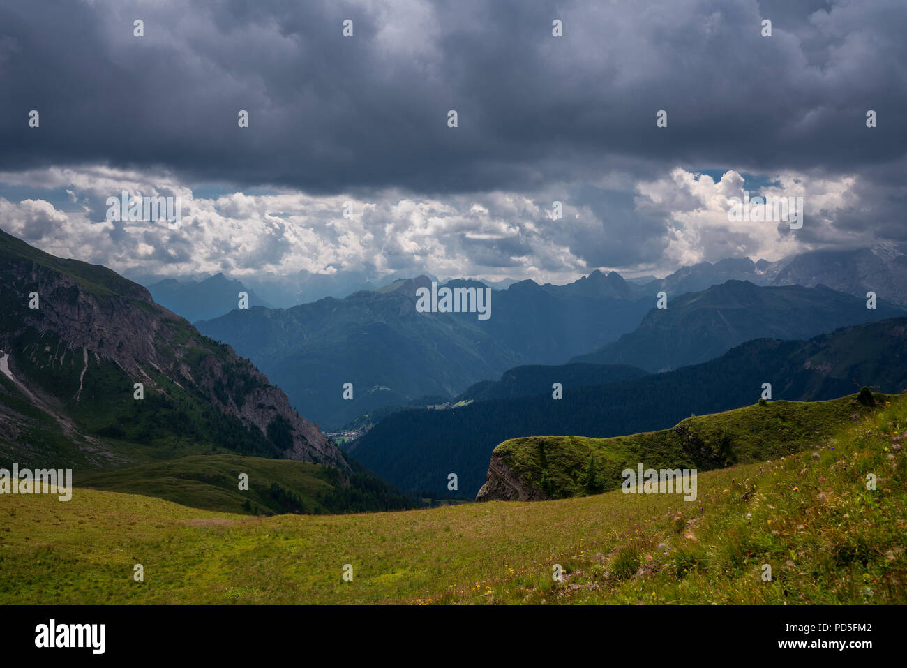 The Giau Pass, South Tyrol.( Passo di Giau ) Stockfoto