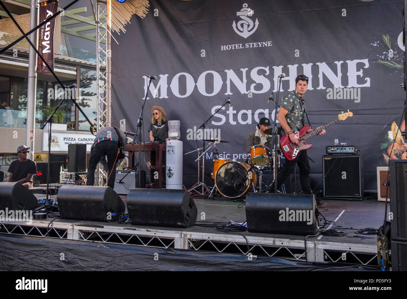 Manly Essen, Wein und und Nachhaltigkeit Festival (Geschmack von Manly), Northern Beaches, Sydney, NSW, Australien Stockfoto