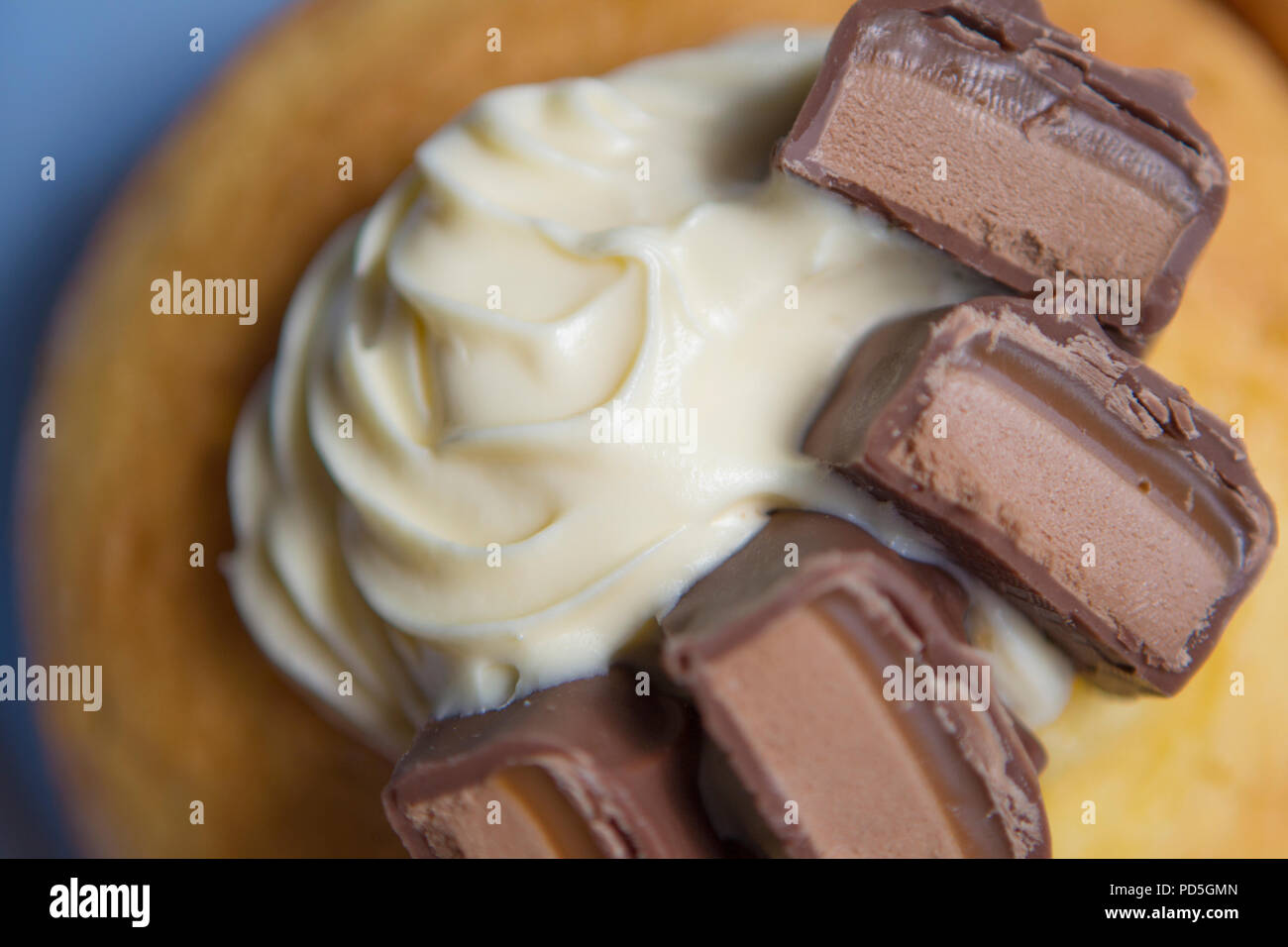 Mamas hausgemachter lemon Kuchen. Stockfoto