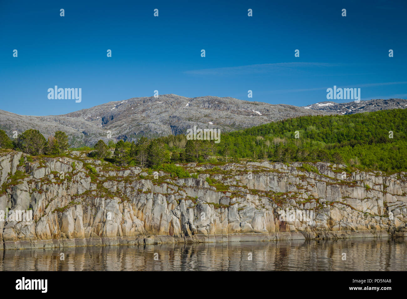 Küstenlandschaft, Norwegen. Stockfoto