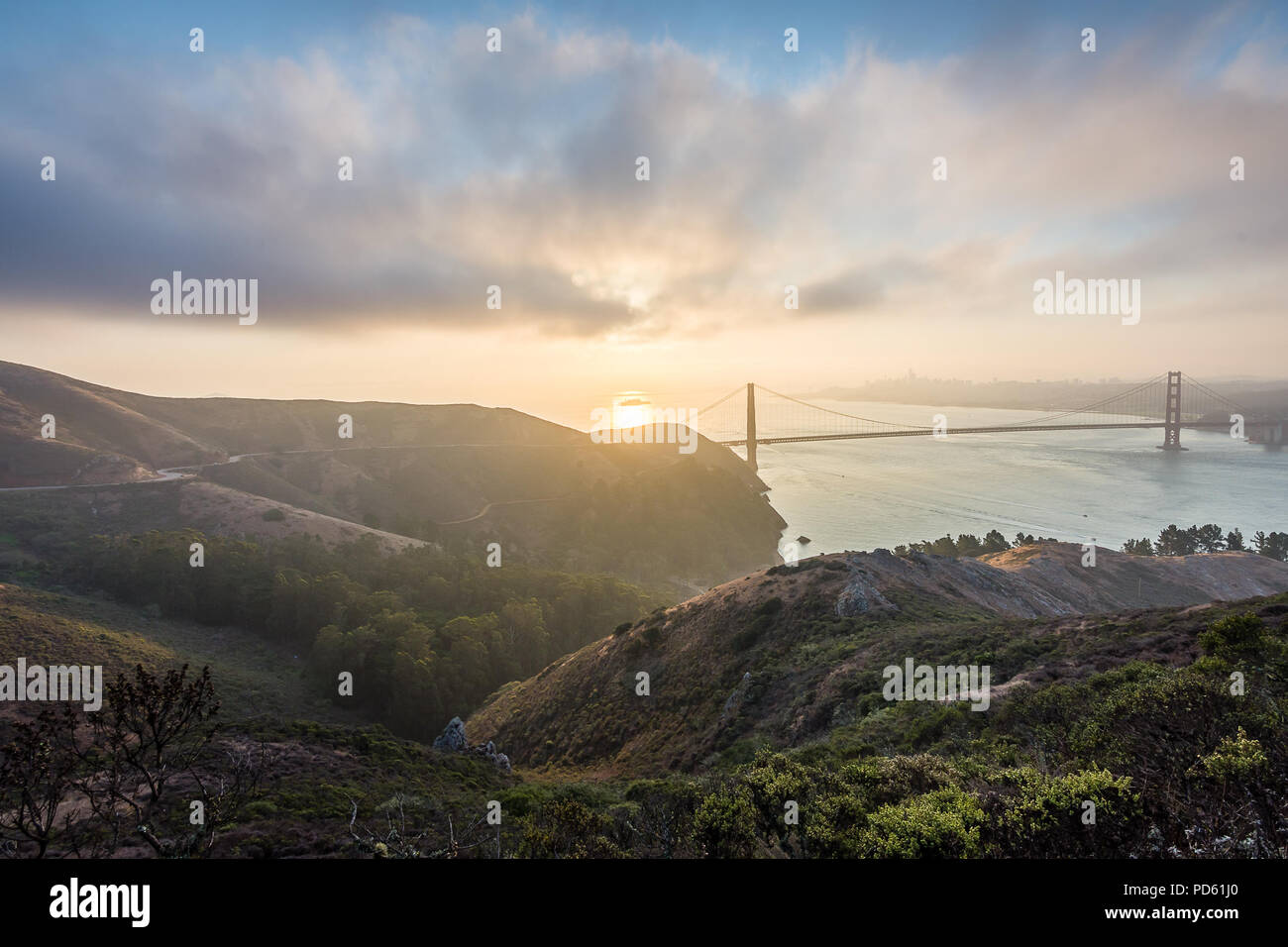 Die Marin Headlands Stockfoto