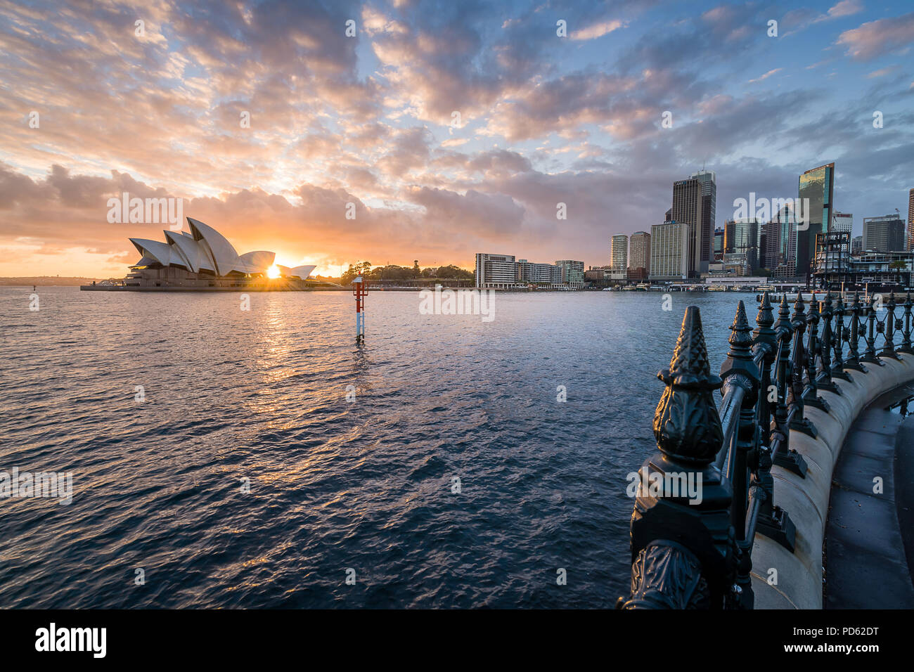 Von Dawes Point Dawn Stockfoto