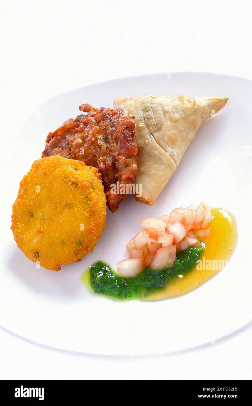 Traditionelle indische Starter Stockfoto