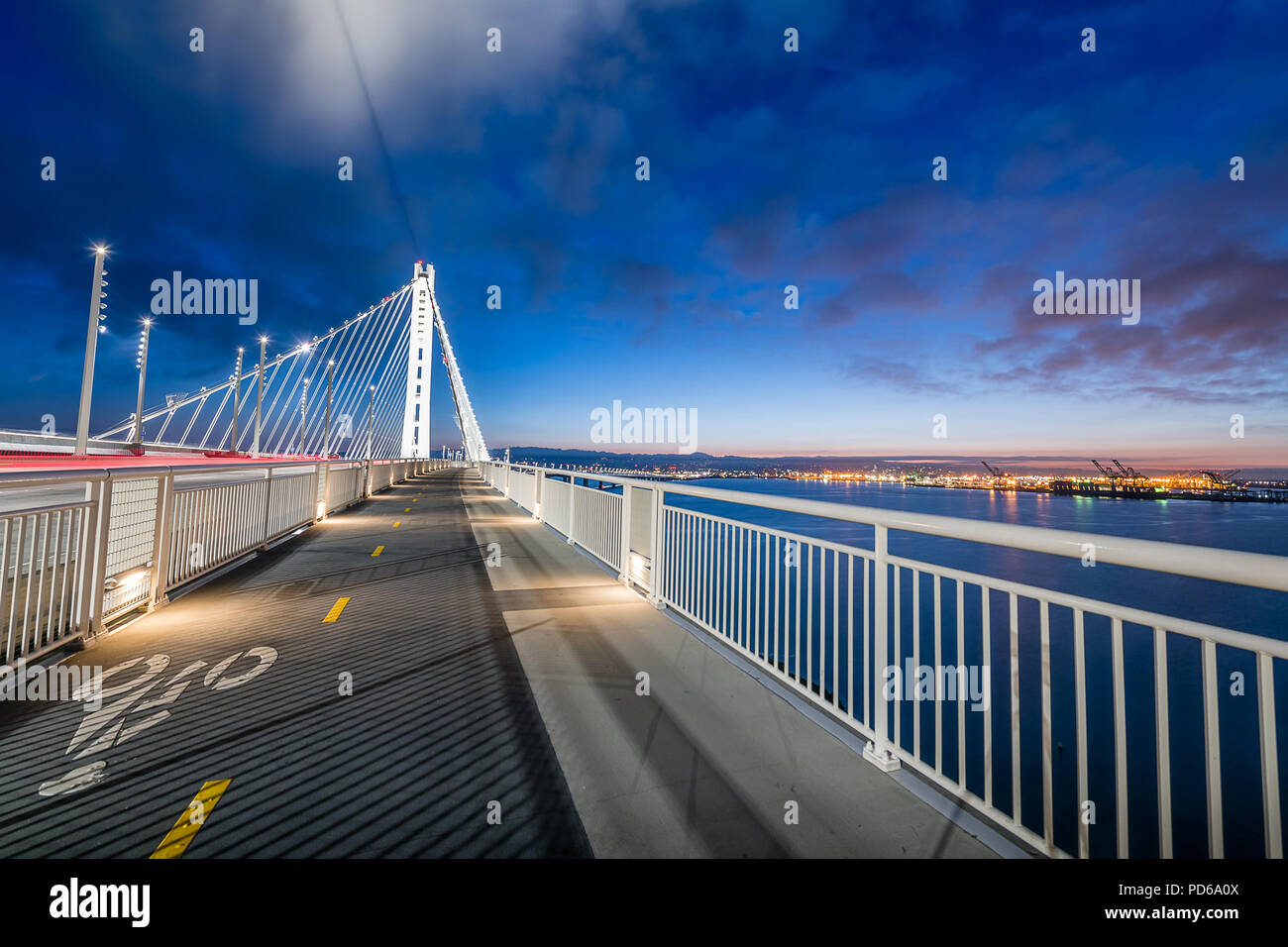 Die östliche Spannweite der San Francisco Bay Bridge Stockfoto