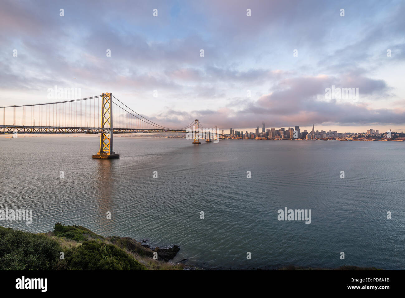 Die Aussicht von Treasure Island Stockfoto