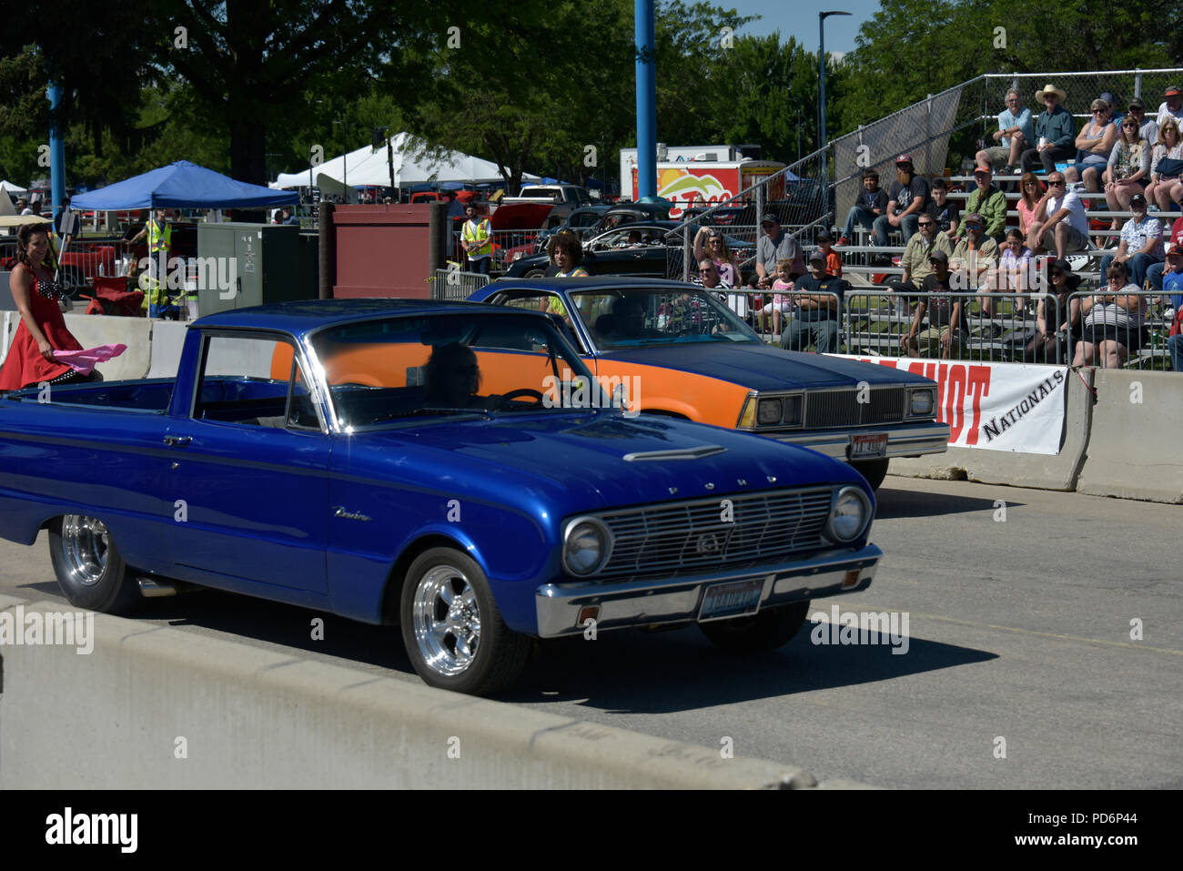 Holeshot Staatsangehörigen, Drag Race, Boise, Idaho, USA Stockfoto