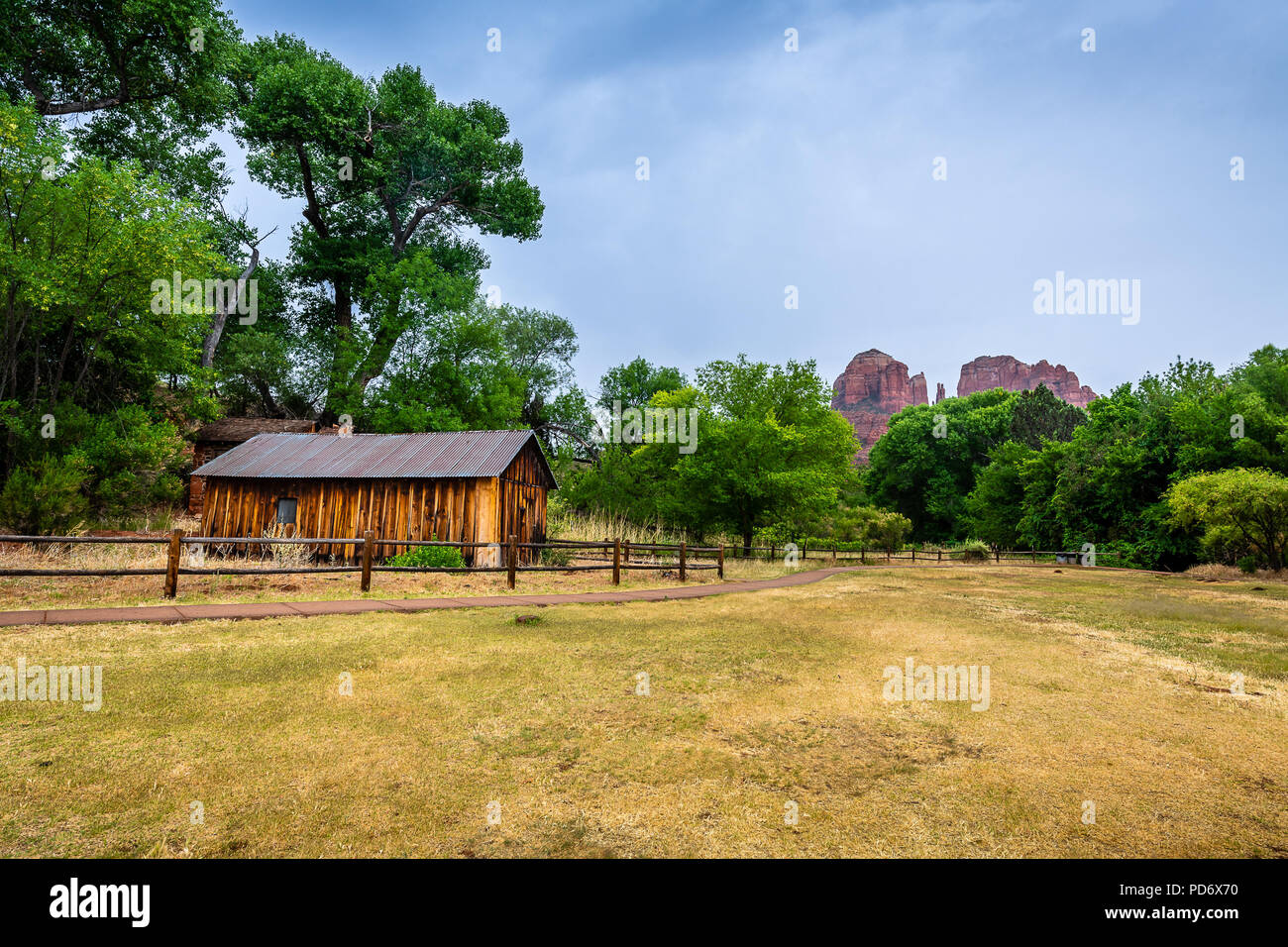 Crescent Moon Ranch Tag Bereich verwenden Stockfoto