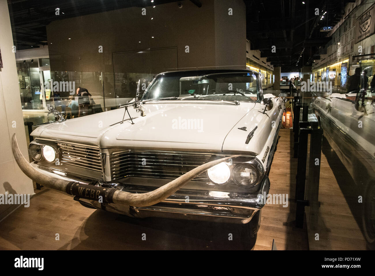 1961 Pontiac Bonneville convertible vom Country Music Star Webb Pierce, in der Country Music Hall of Fame, Nashville, Tennessee, USA Stockfoto