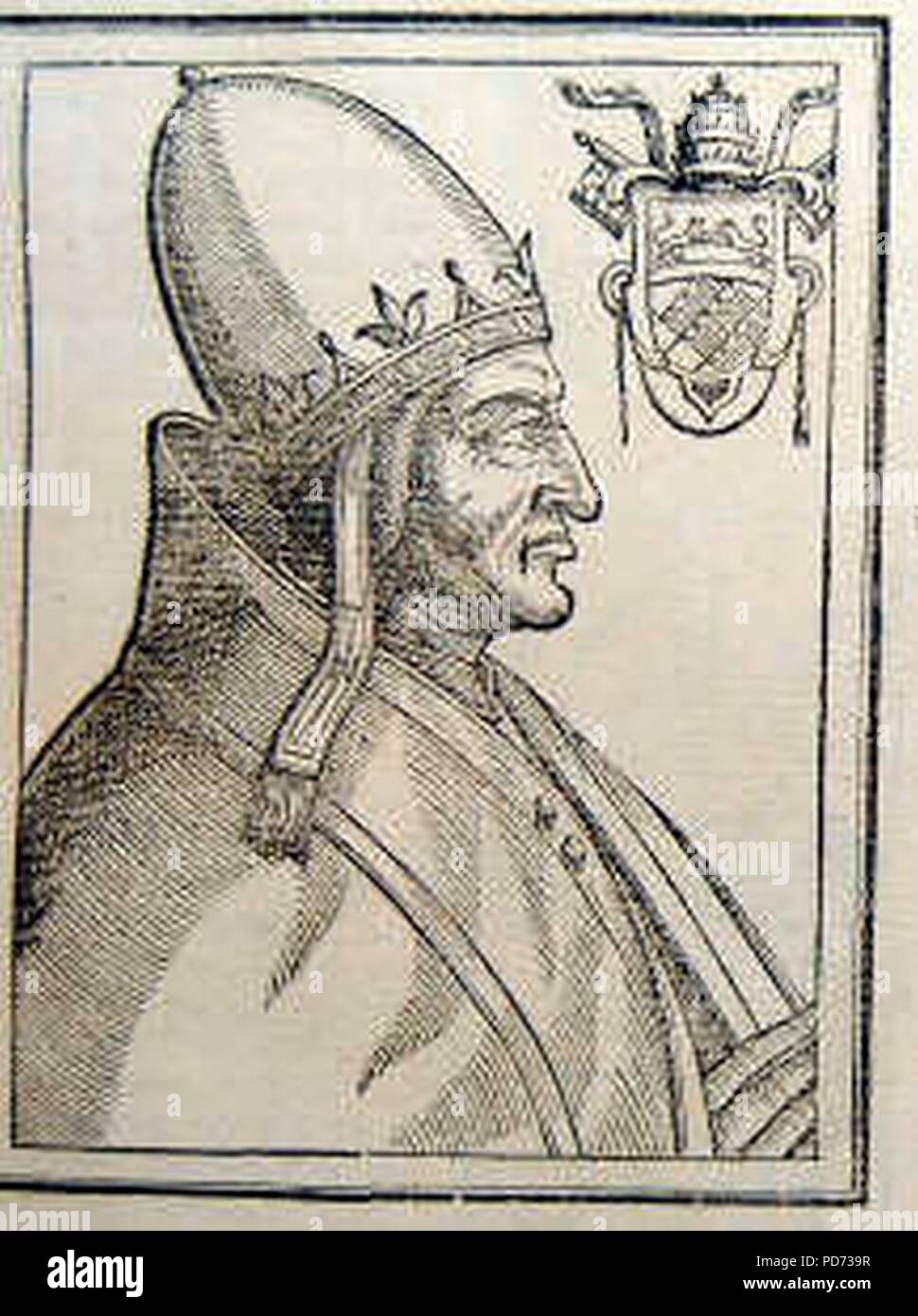 Anastasius IV. Stockfoto
