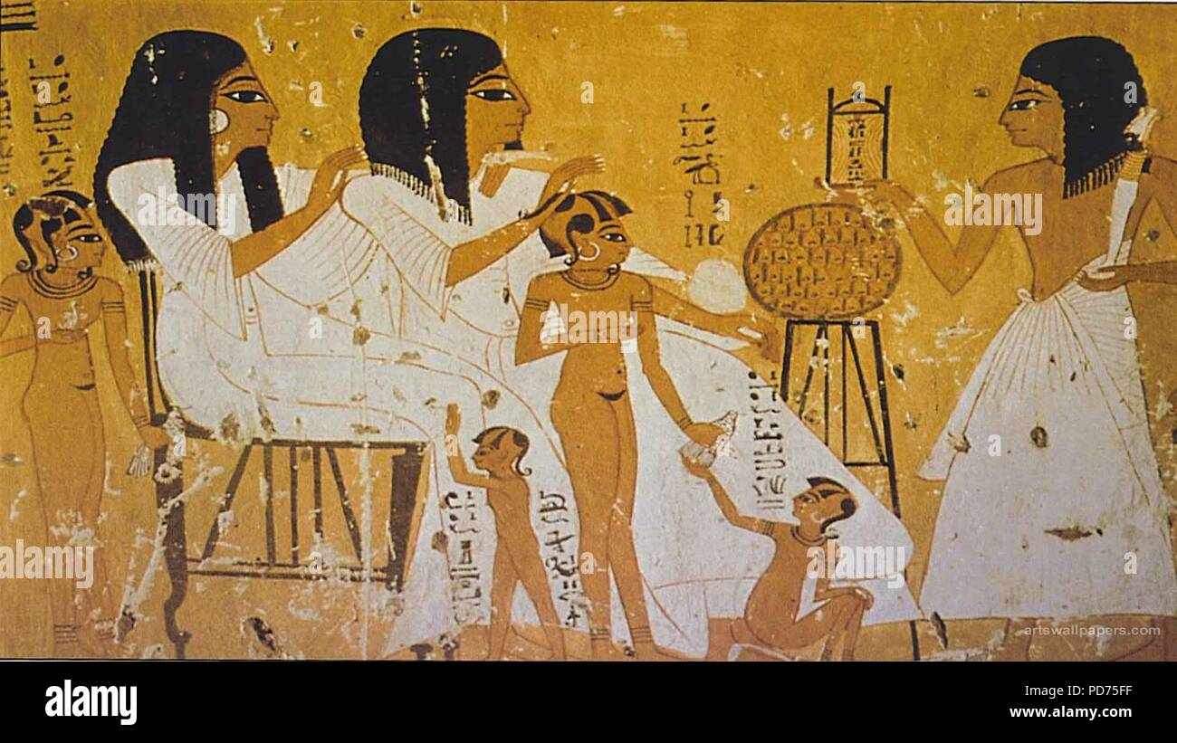 - Ancient-Egypt Egyptian-Art - Painings-HD-Bilder. Stockfoto