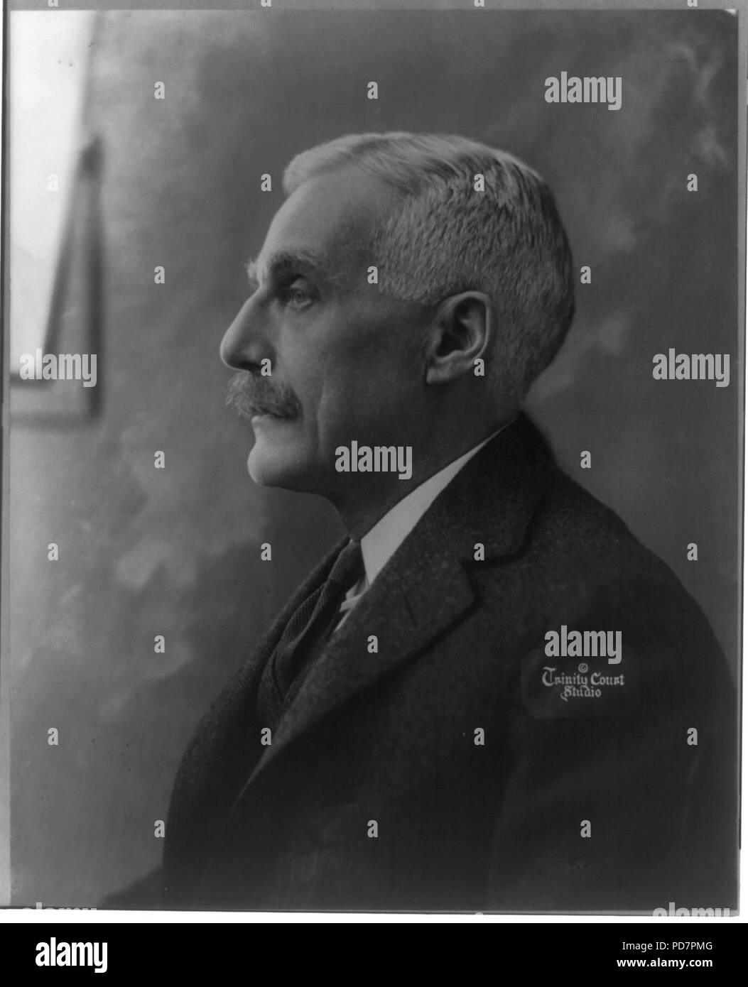 Andrew W. Mellon, Kopf und Schultern Portrait, Profil Stockfoto