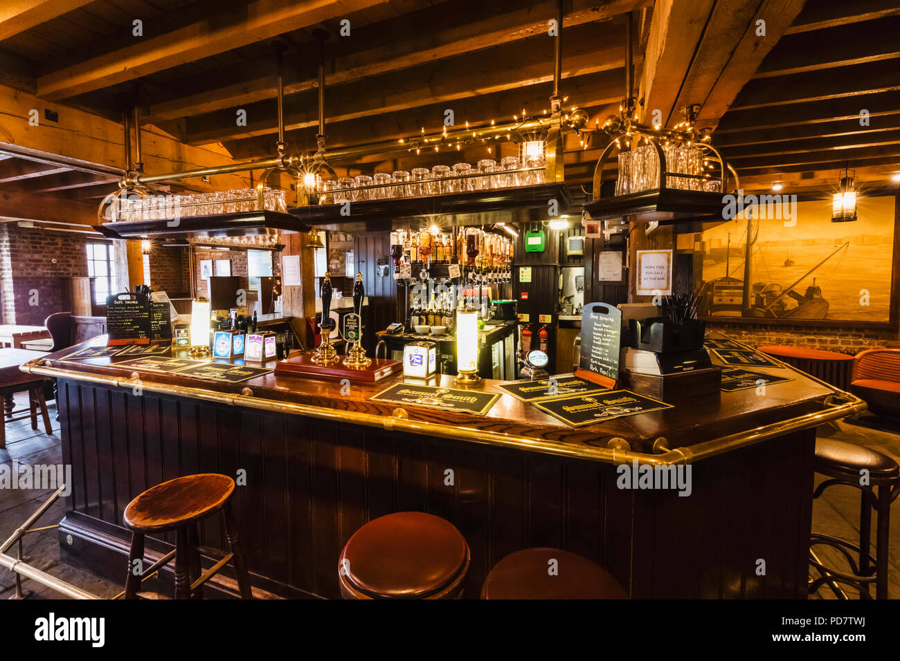 England, London, Wapping, Captain Kidd Pub Stockfoto