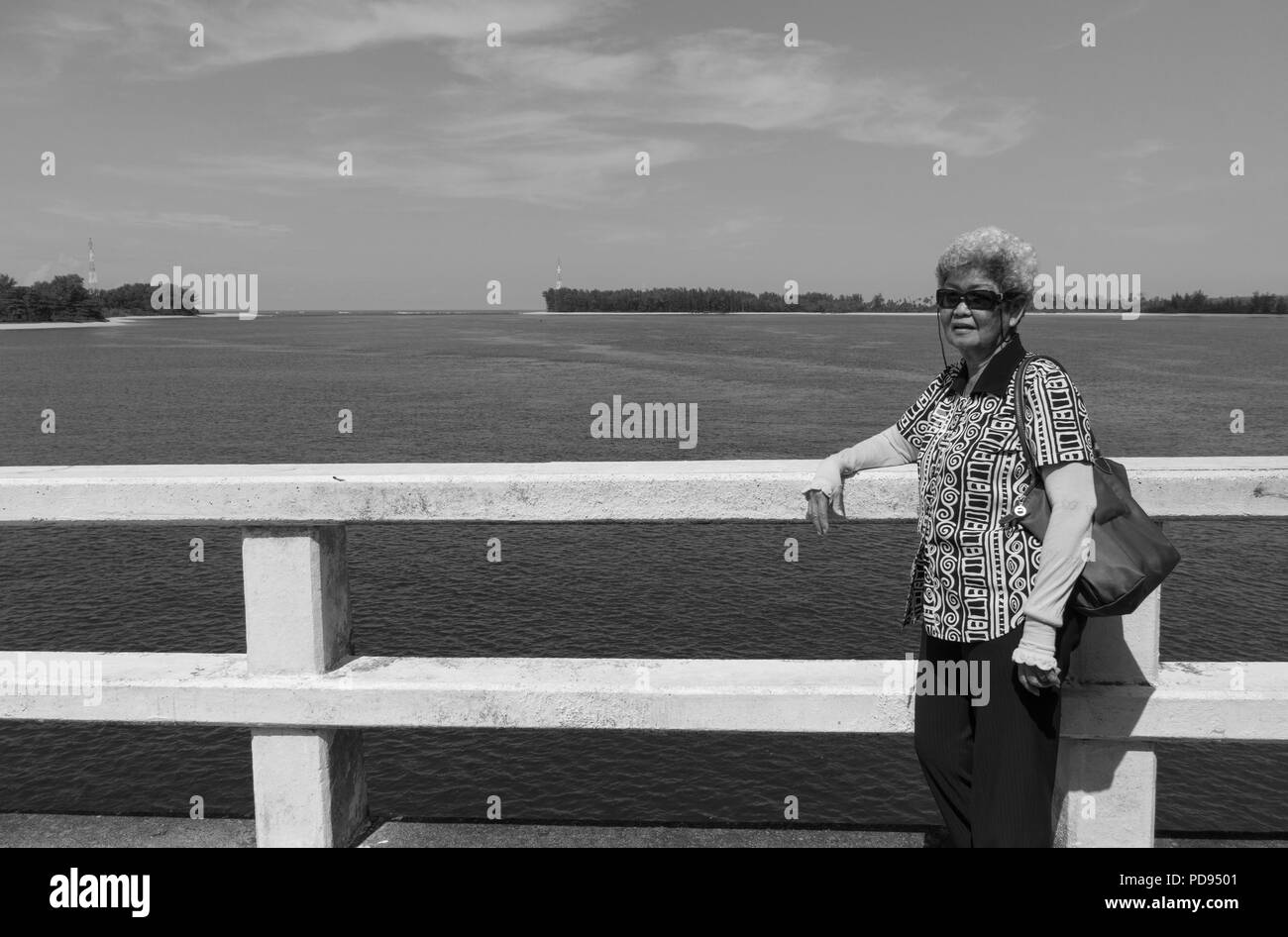 Phuket, Thailand - 27 Okt 2017: Sarasin Brücke Phuket ist die erste Brücke gebaut, die Insel Phuket auf dem Festland der Provinz Phang Nga. Diese Stockfoto