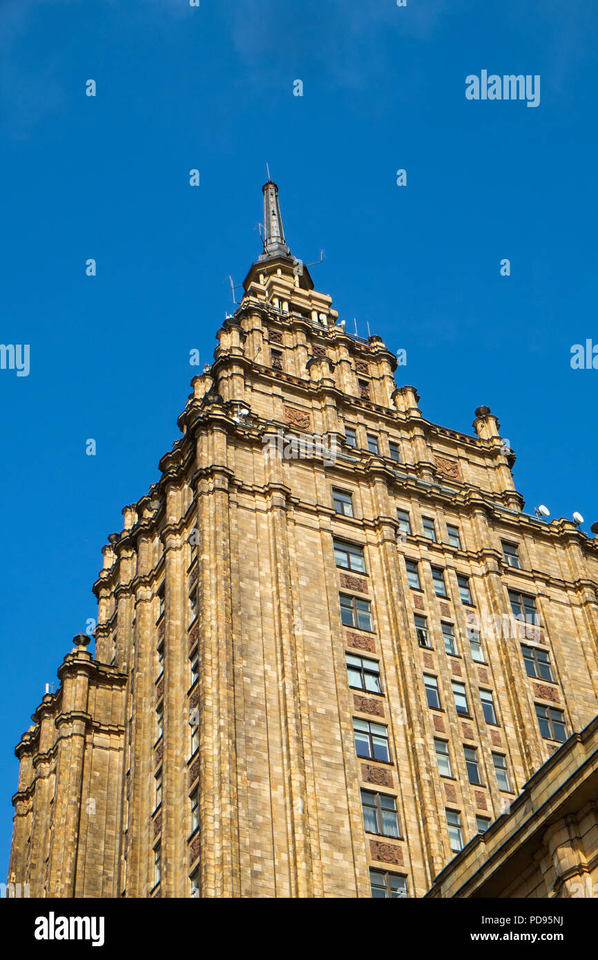 Riga, die Hauptstadt Lettlands, August 2018 Stockfoto