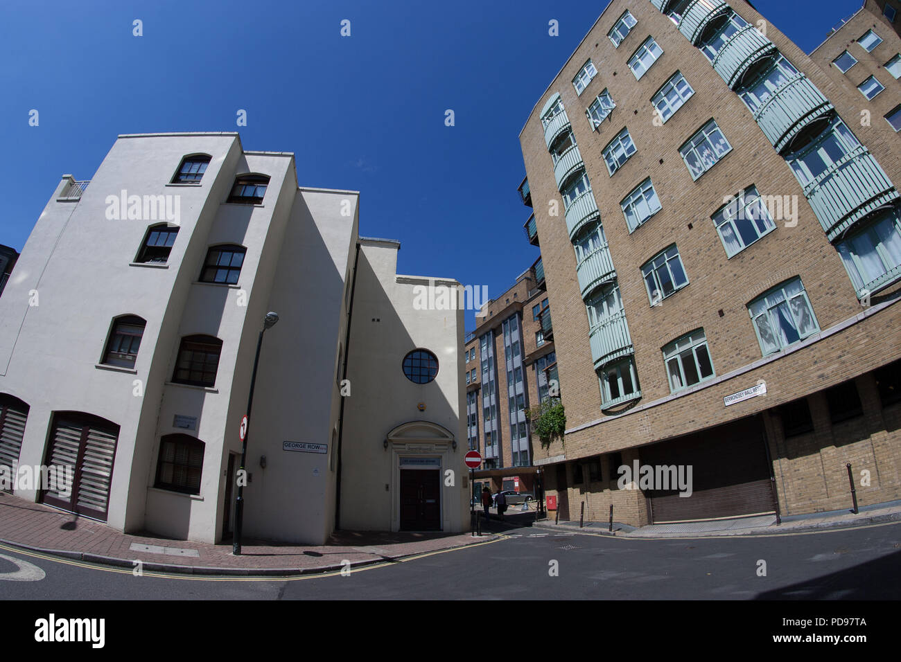 London Docklands St Saviours Docks Stockfoto