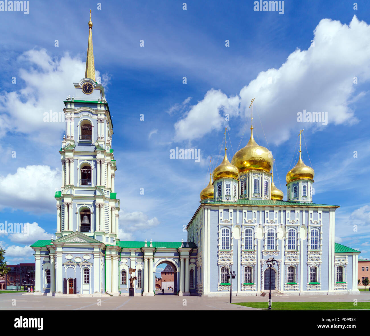 Kathedrale (1762-1766) im barocken Stil im Kreml von Tula, Russland