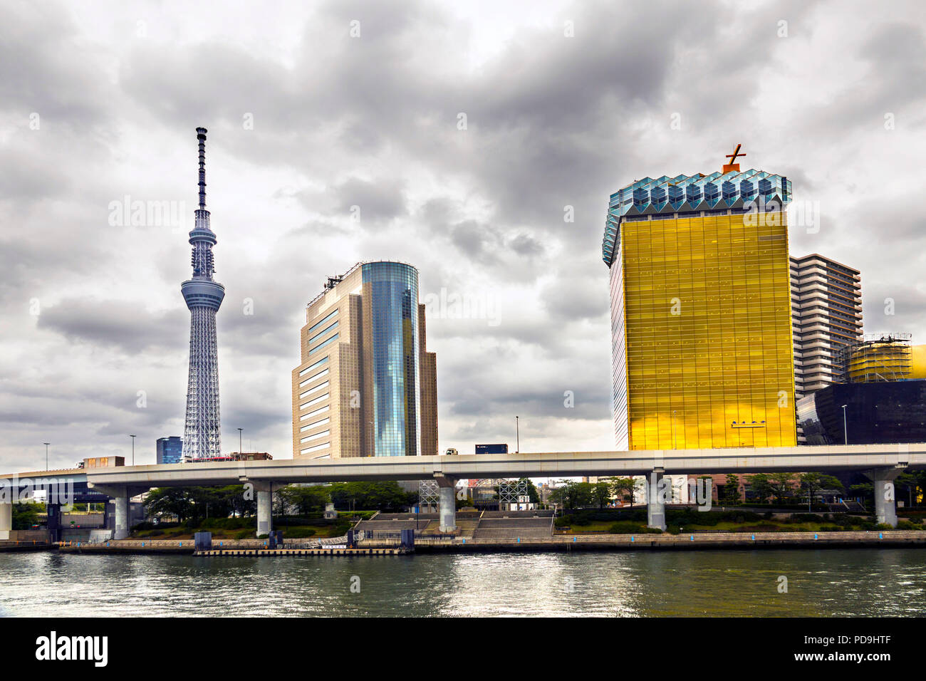 Tokio Skytree Skyline Japan Asien ikonischen hohen Turm Stockfoto