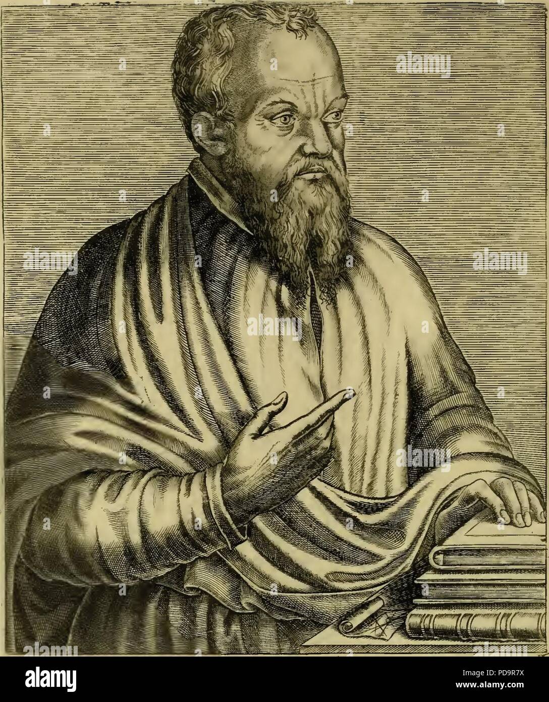 André Thevet (1584). Stockfoto