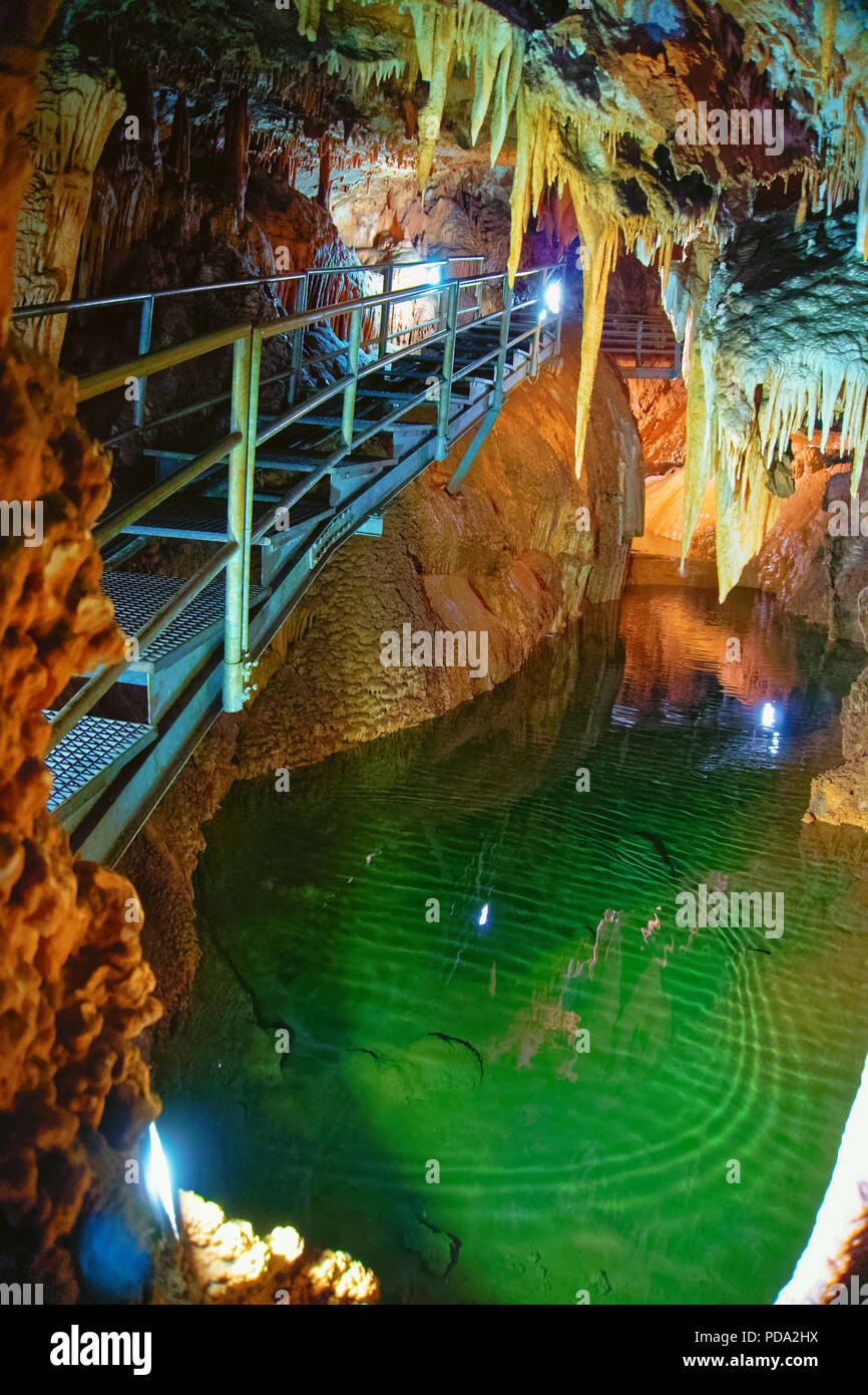 Der Su Mannau Höhle ist in das Gebiet der Gemeinde Fluminimaggiore im Süden Sardiniens entfernt. Stockfoto