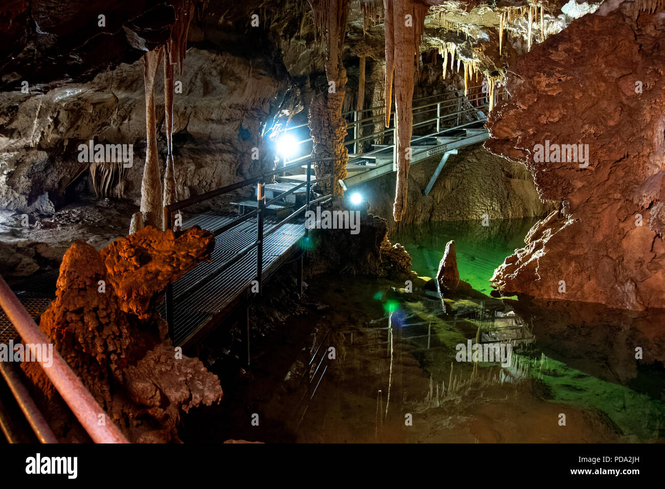 Der Su Mannau Höhle ist in das Gebiet der Gemeinde Fluminimaggiore im Süden Sardiniens entfernt. Stockfoto