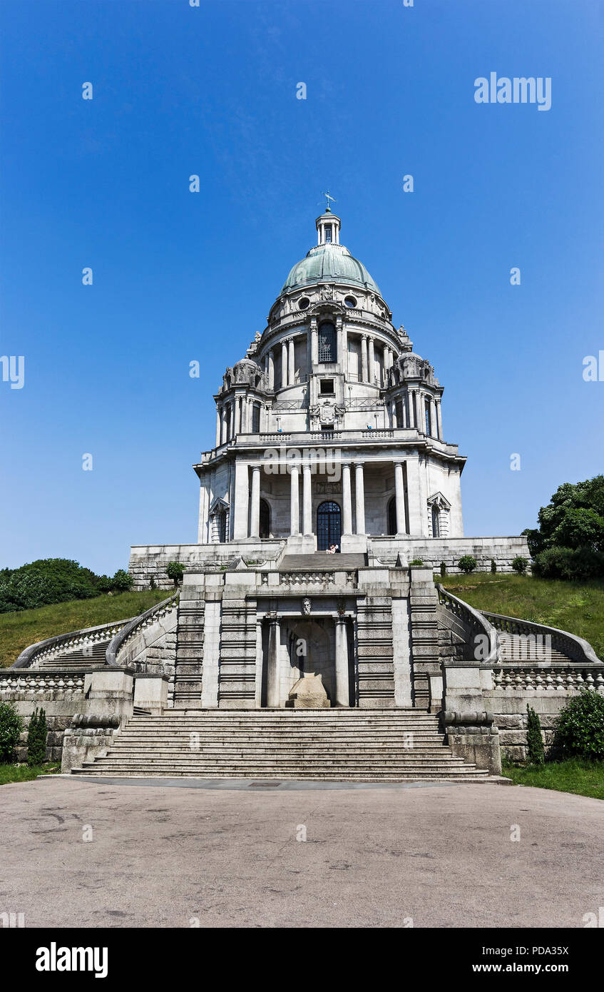 Die Ashton Memorial, zwischen 1907 und 1909 von dem Industriellen Lord